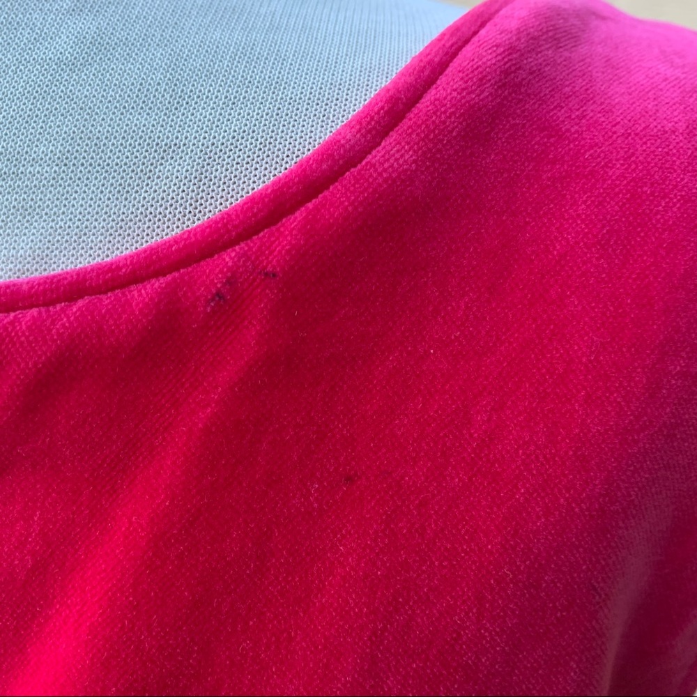 Vintage Velvet Pink Sheath Dress - Picture 4 of 6